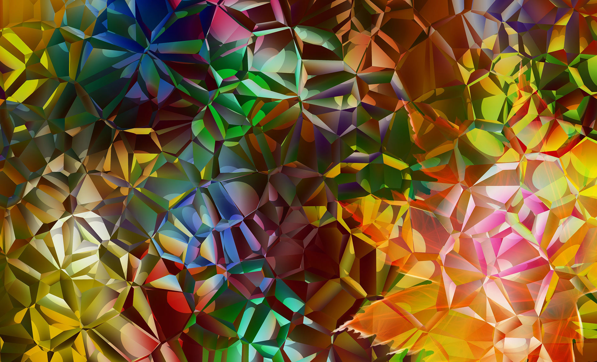 Preview for Vibrant-geometric-pattern-design-art-background-cc58a