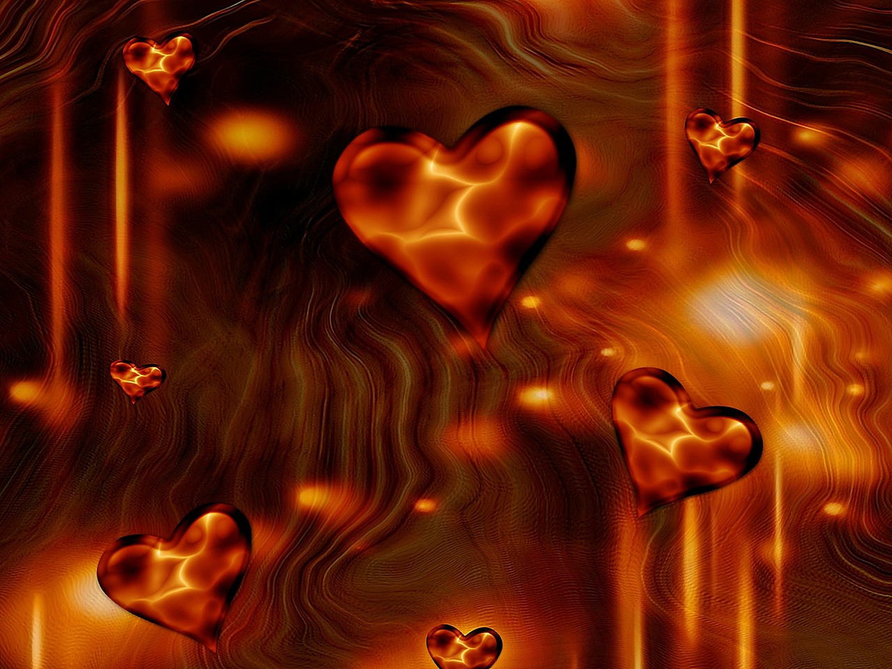 Preview for Glowing-hearts-abstract-background-e5856