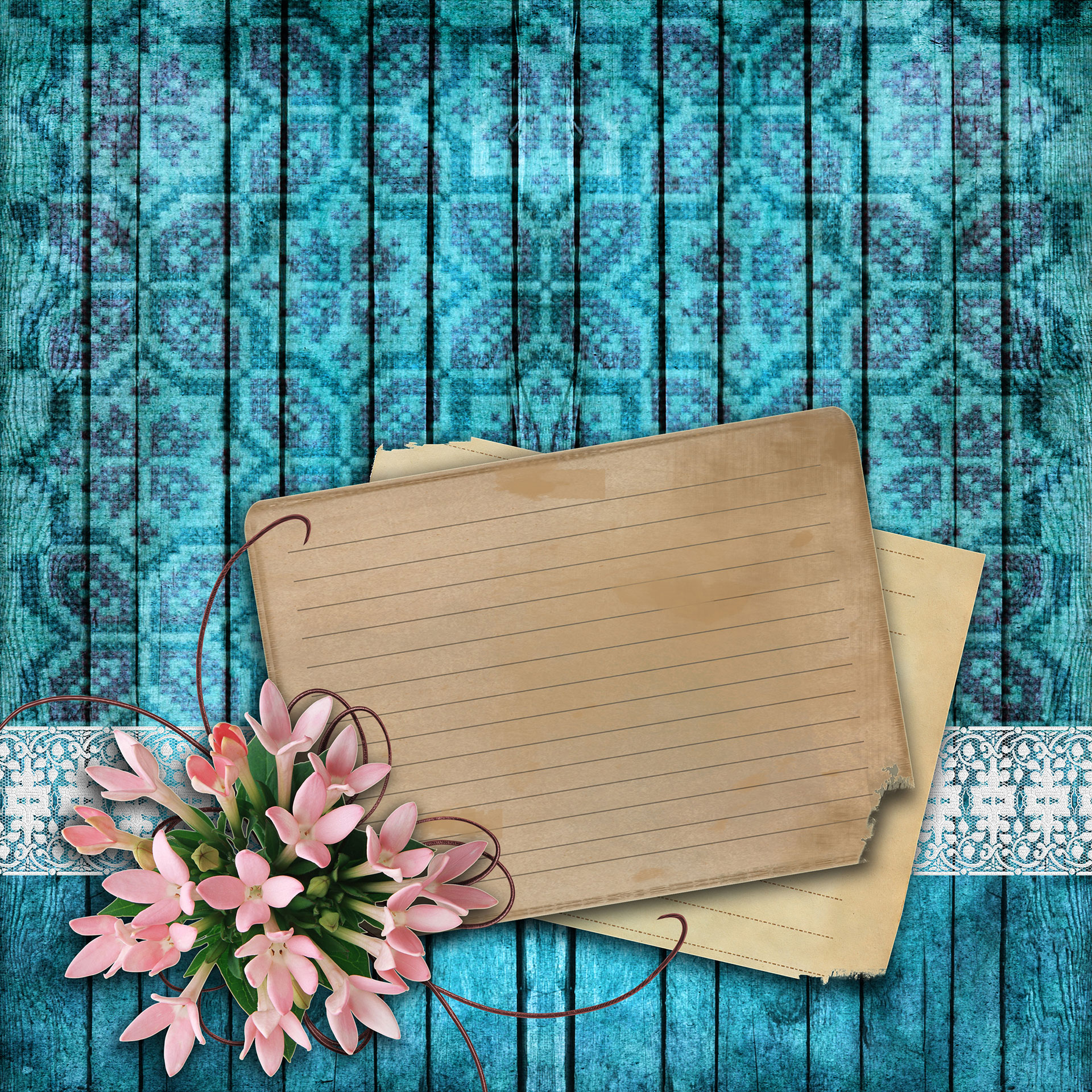 Preview for Vintage-floral-stationery-template-curtain-background-e4f04