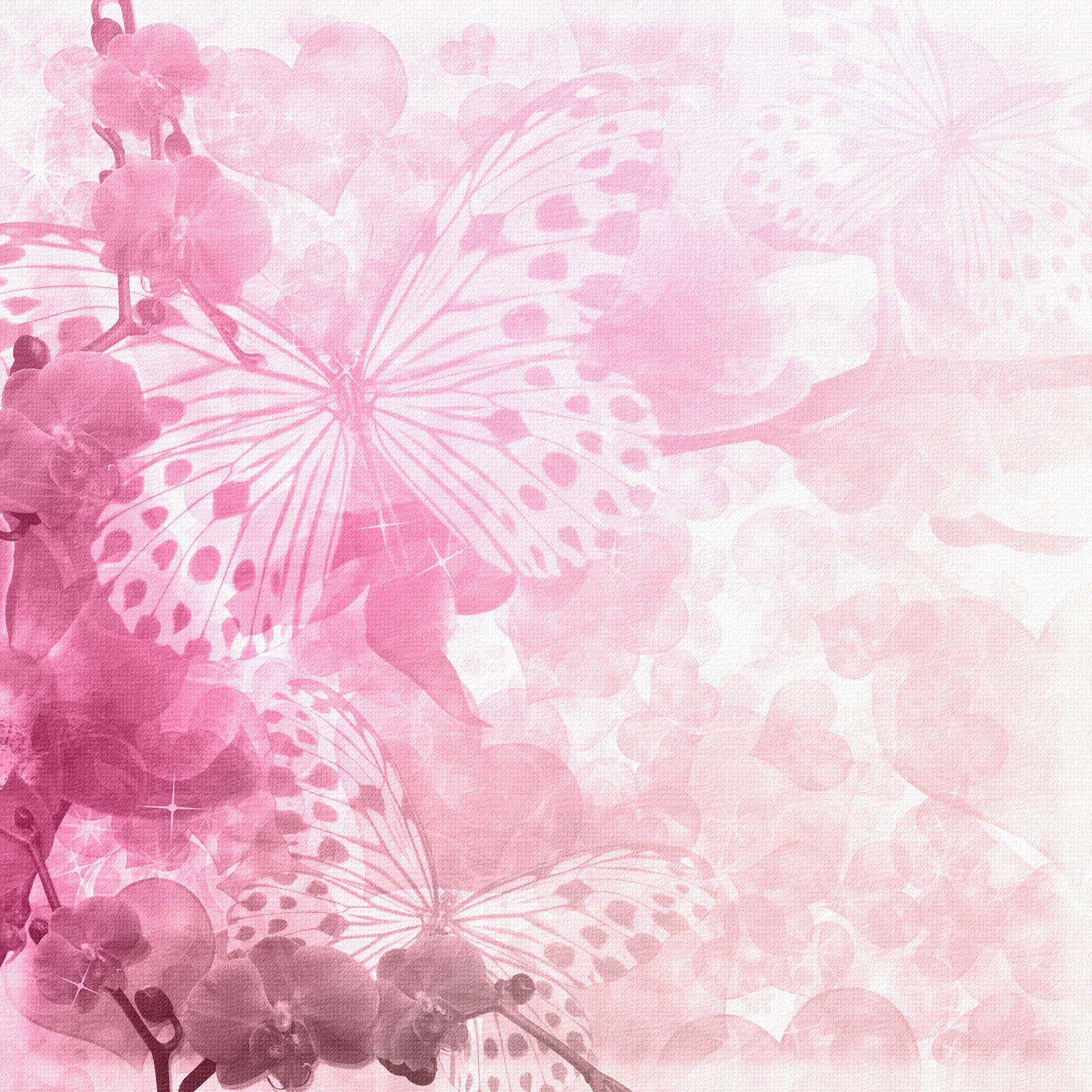 Preview for Pink-butterfly-floral-design-art-background-b259a