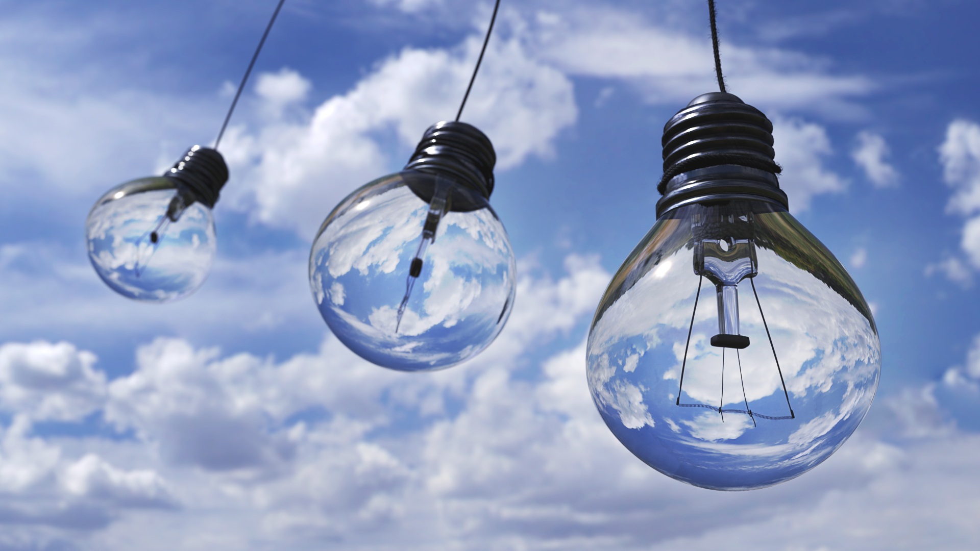 Preview for Hanging-light-bulbs-blue-sky-background-119a8