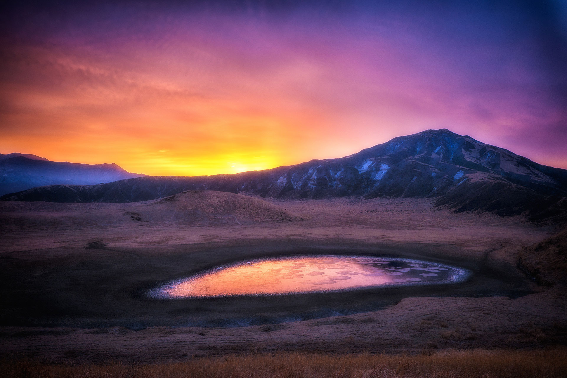 Preview for Serene-mountain-landscape-at-sunset-crater-background-4dd04
