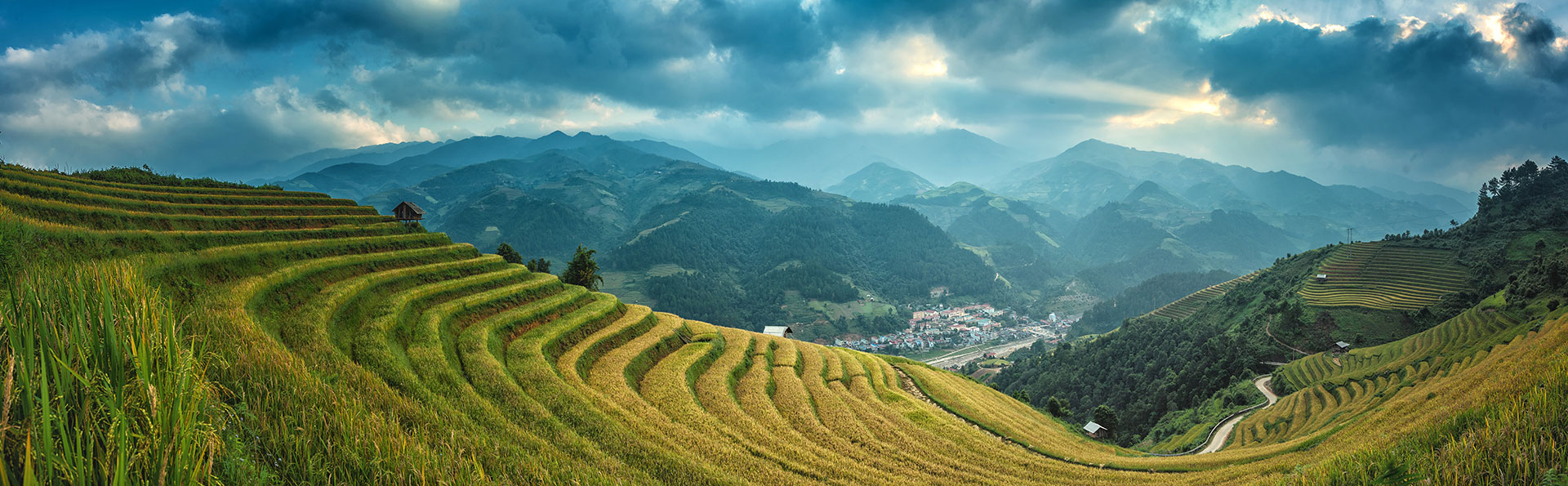 Preview for Terraced-rice-fields-mountain-landscape-countryside-background-d7909