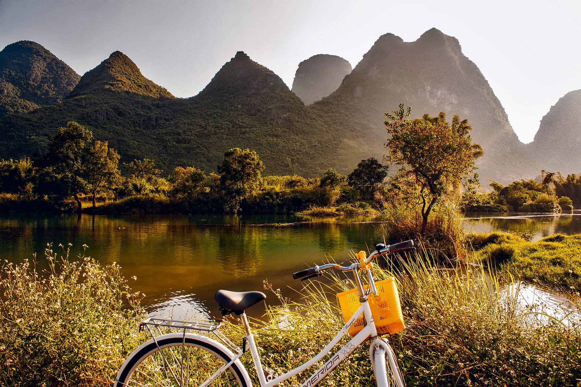 Preview for Serene-bike-ride-mountains-bicycle-background-e1e36