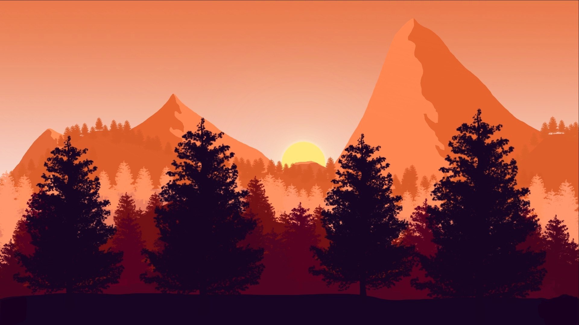 Preview for Serene-mountain-landscape-sunset-background-20f77