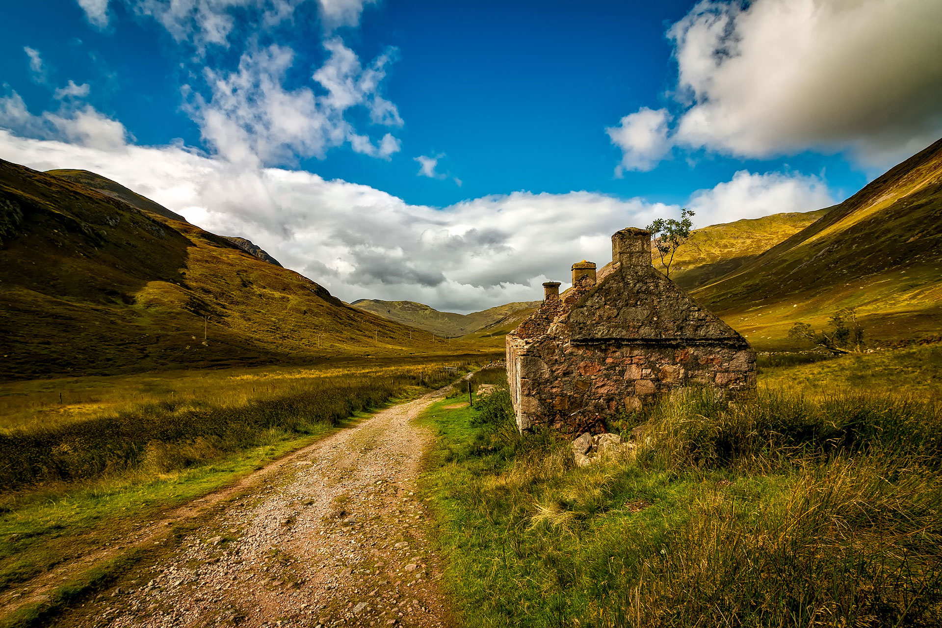 Preview for Abandoned-cottage-scottish-highlands-landscape-background-fa9a1