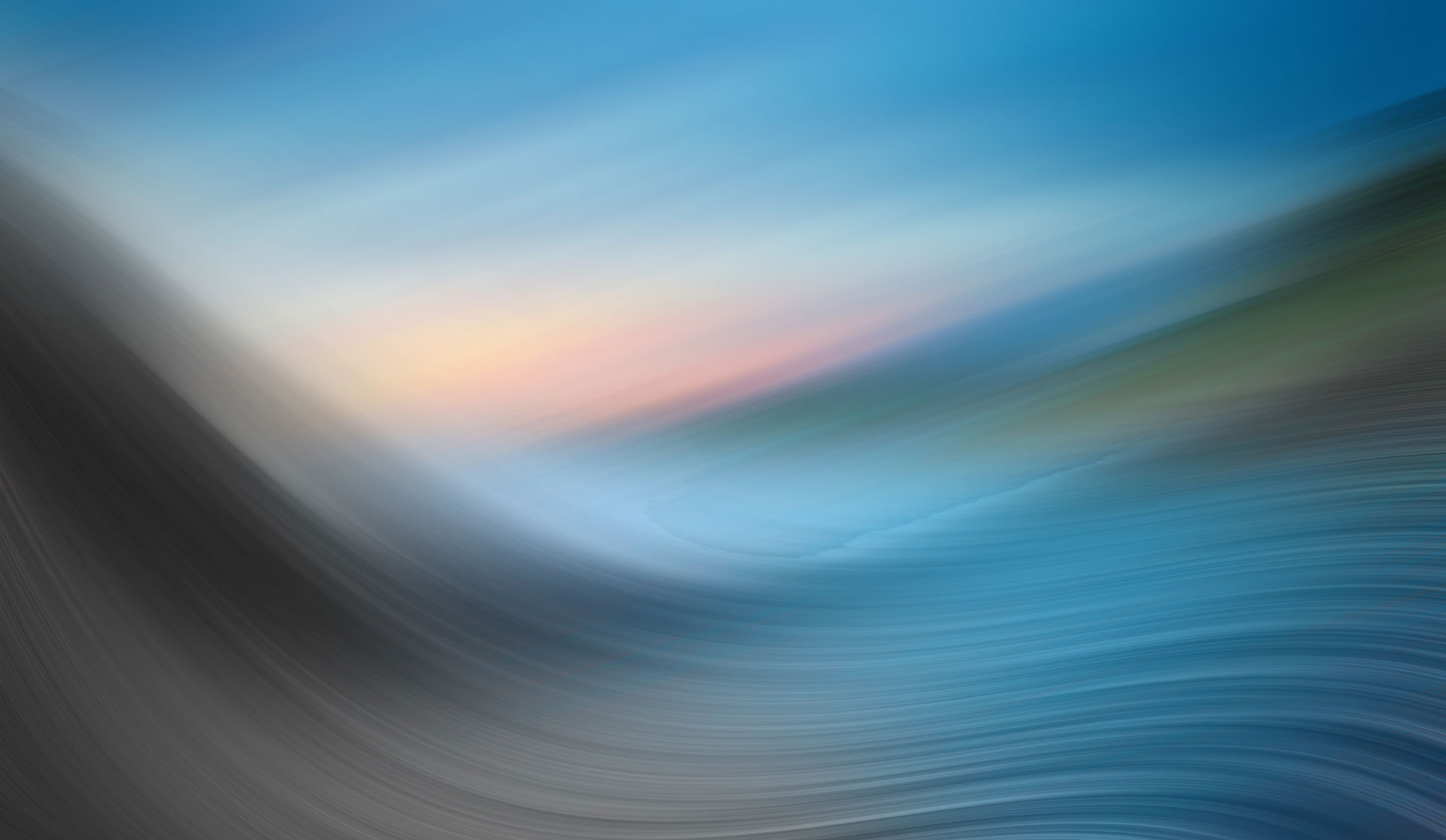 Preview for Serene-ocean-waves-at-sunset-green-background-31d28