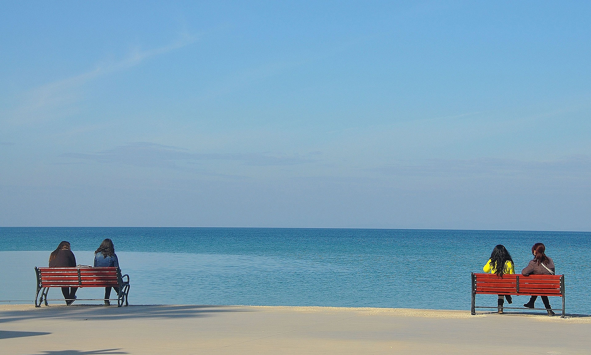 Preview for Serene-seaside-benches-chair-background-eece2