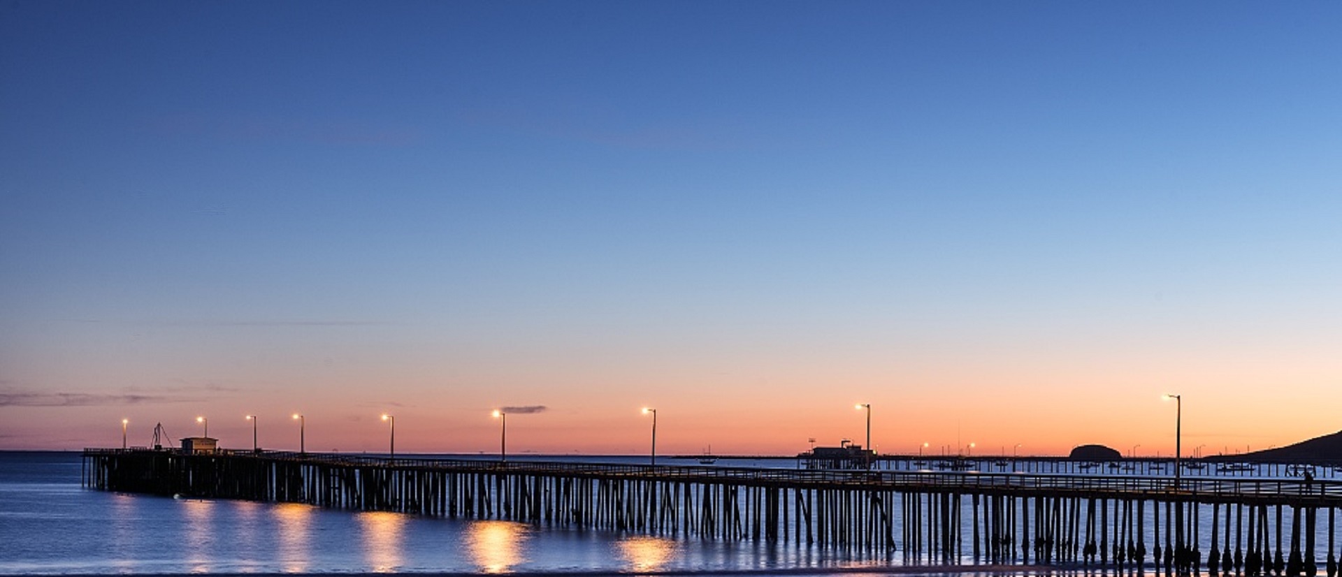 Preview for Serene-pier-at-sunset-bridge-background-2e11d