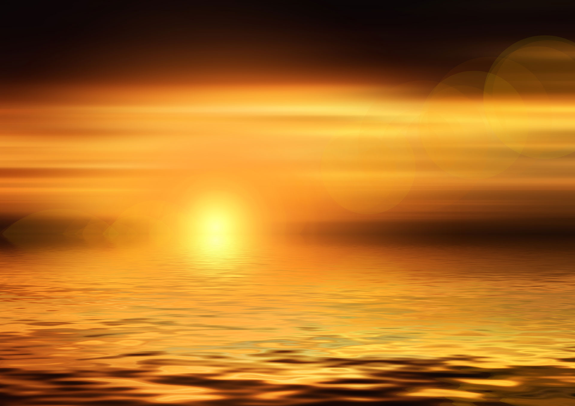 Preview for Serene-sunset-over-ocean-waves-horizon-background-5370b