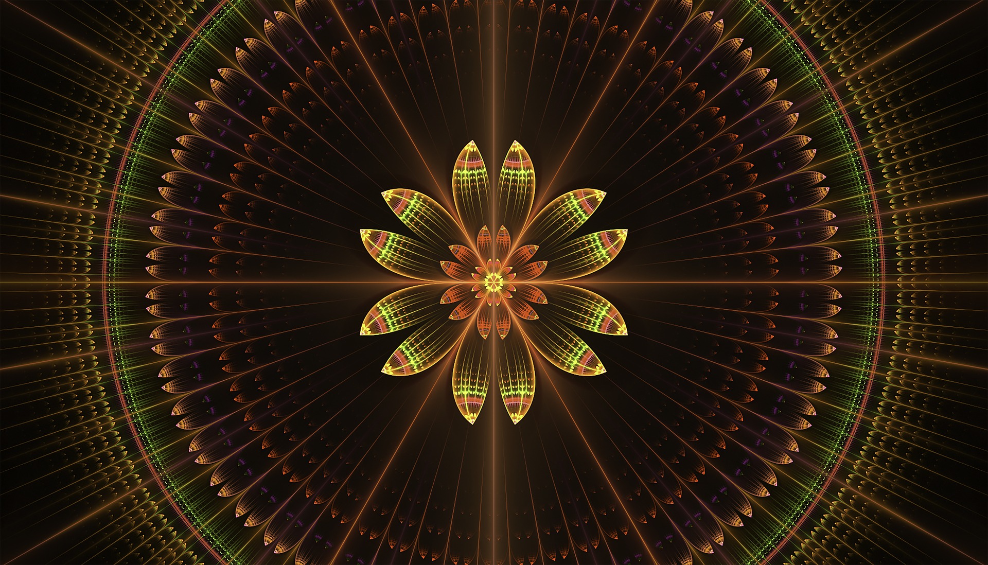 Preview for Digital-flower-art-design-chandelier-background-09fa6