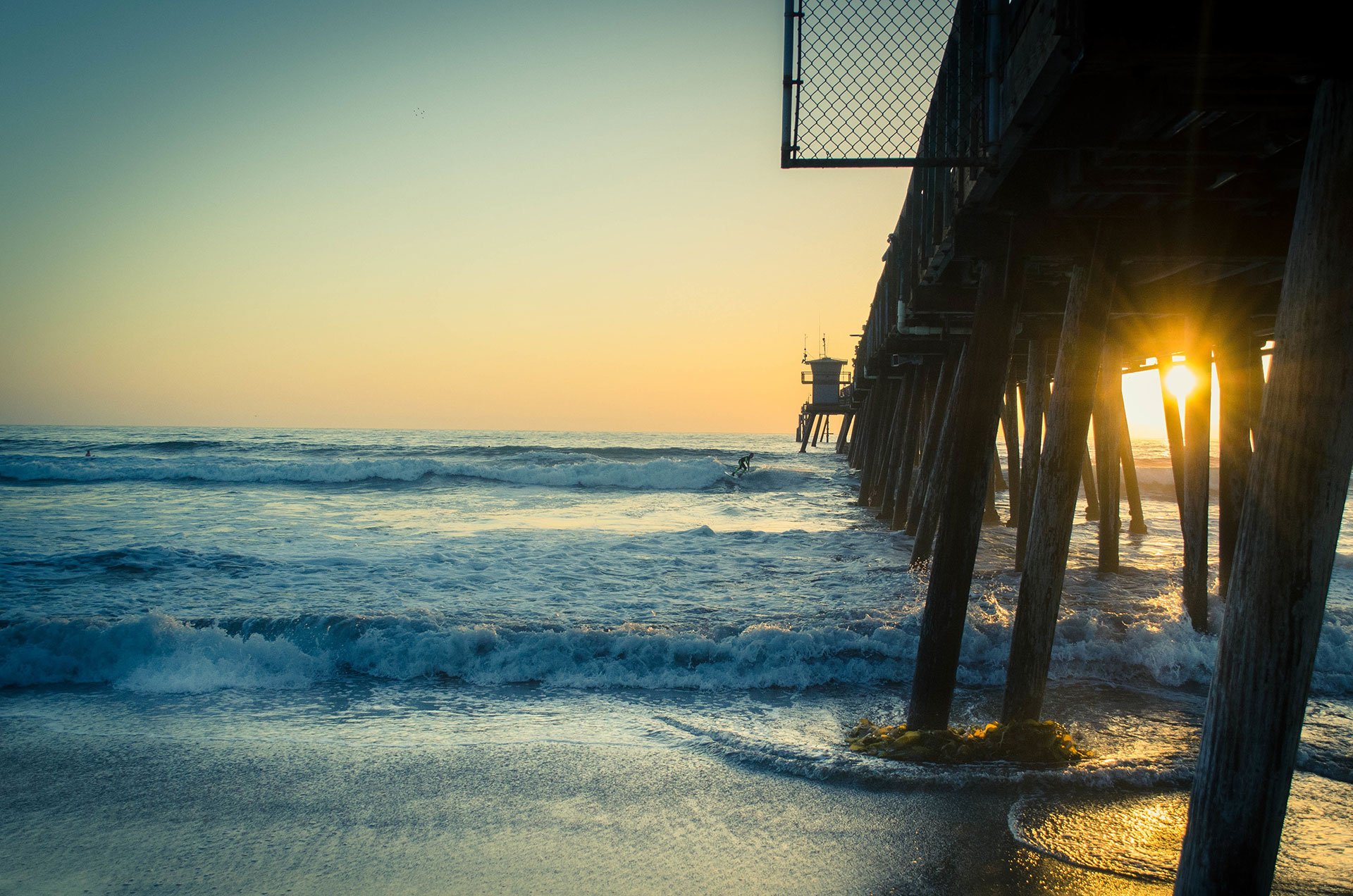 Preview for Serene-beach-sunset-pier-landscape-background-d836b