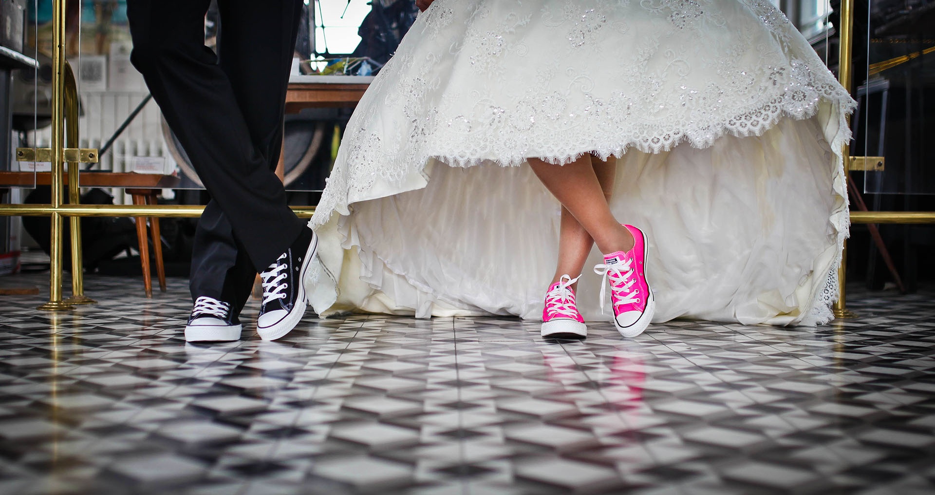 Preview for Bride-pink-sneakers-wedding-blonde-background-56a9f