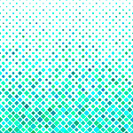 A vibrant dots pattern background with shades of green and blue