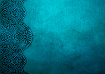 Teal lace border background