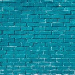 Teal brick wall texture