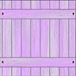 Purple wooden fence with horizontal and vertical planks