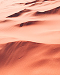 A vast desert with rolling sand dunes