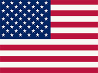 The flag of the United States of America