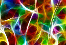 Vibrant abstract background with swirling patterns