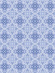 Repeating blue geometric pattern