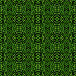 Repeating green geometric pattern